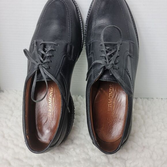 Allen Edmonds Wilbert Split Toe Derby Mens Size 10 D Black Leather Dress Shoes main image 6